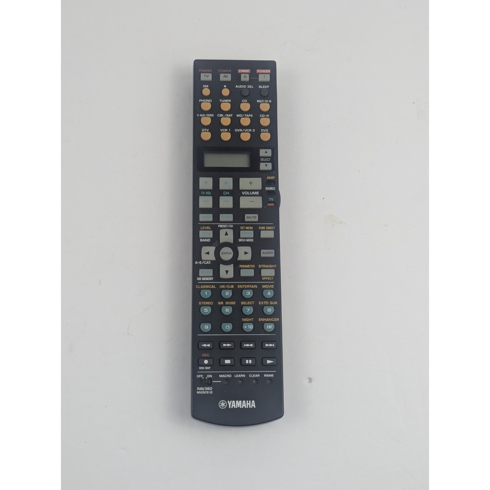 OEM Yamaha RAV360 Remote Control WH25410 US For Stereo Receiver‎ Genuine